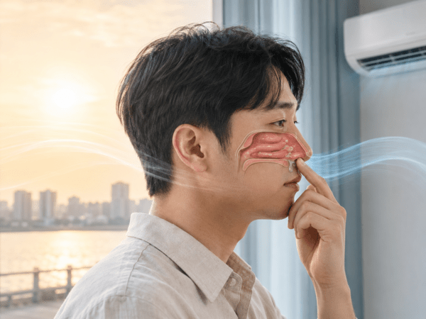 꽃가루 탓 아니었다? 선선한 바람에 콧물 나는 뜻밖의 이유