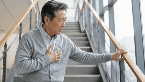 쉬면 괜찮아지는 가슴 통증, 계단·운동할 때 반복되면 협심증 신호