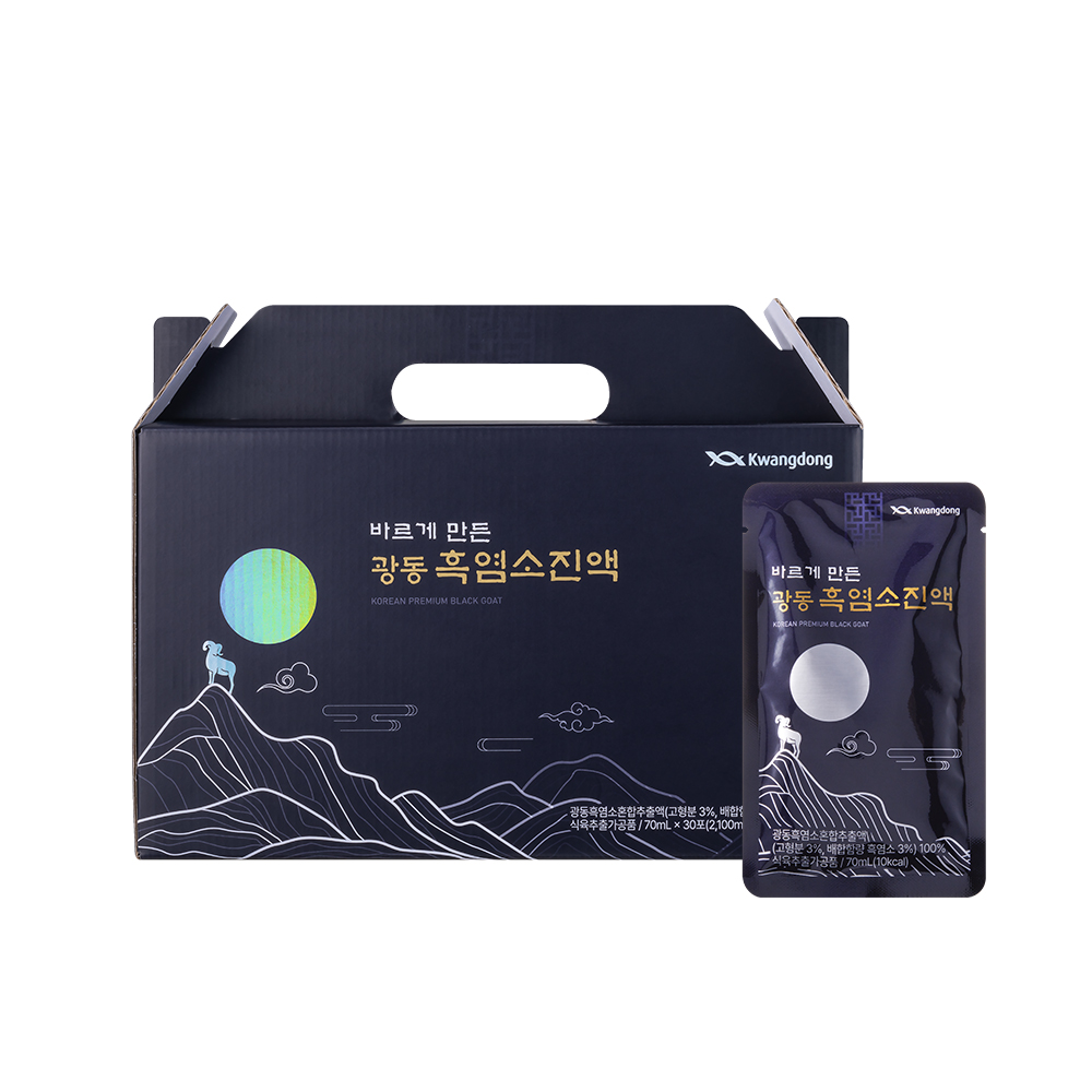 광동 흑염소진액 70ml*30포