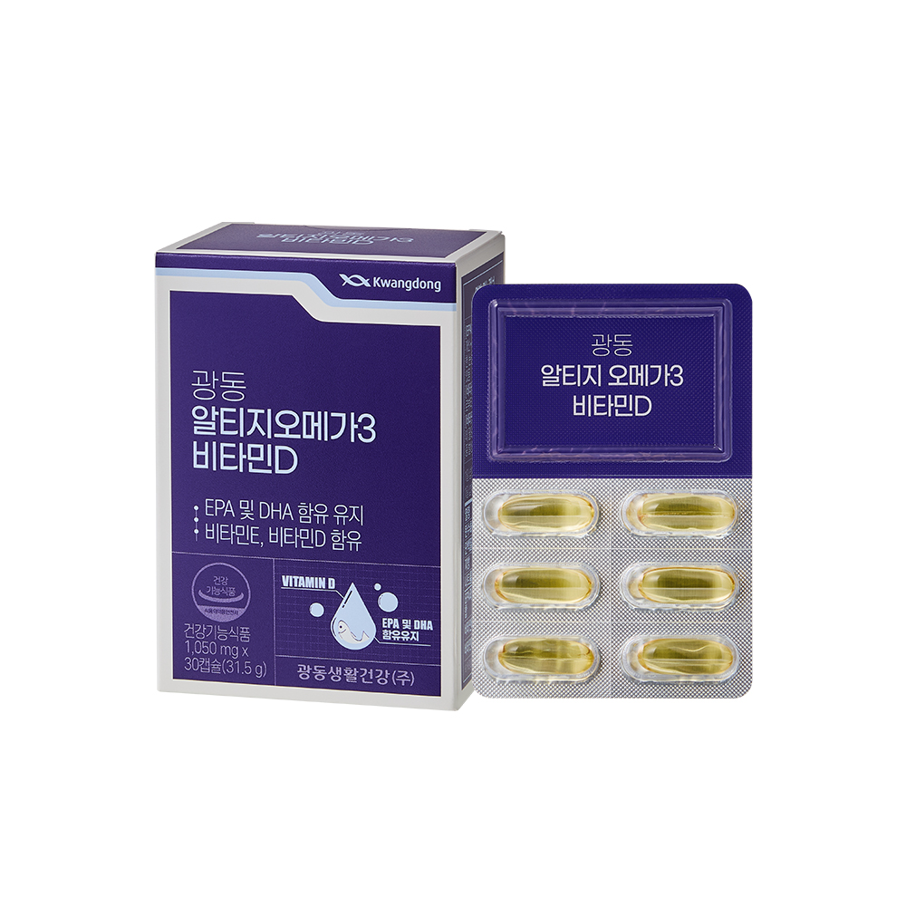 광동알티지오메가3비타민D 1050mg*30C