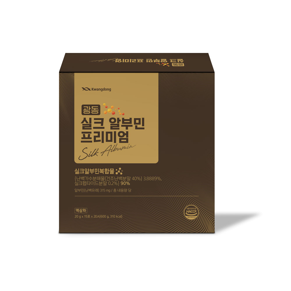 광동 실크알부민 프리미엄 20g*15포*2ea(30포)